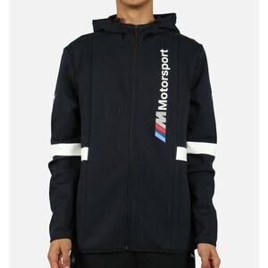Puma X BMW M Motorsports Full Zip Hoodie Sweatshirt Navy M Performance Racing